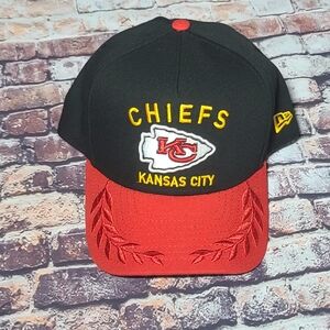New Era Black and Red Kansas City Chiefs Hat